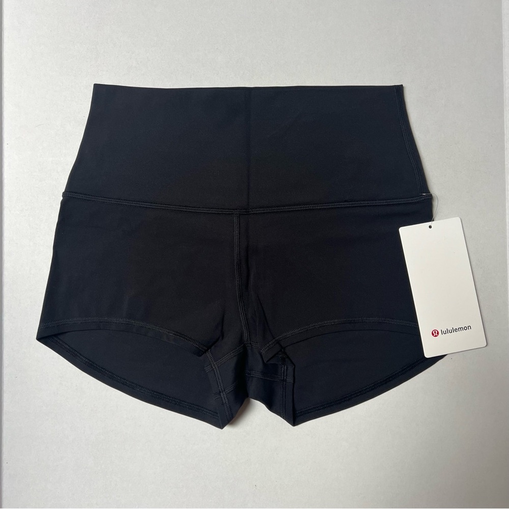 NWT Lululemon Align High Rise Short 2” Black Women’s Shorts Size 8 - Picture 4 of 8
